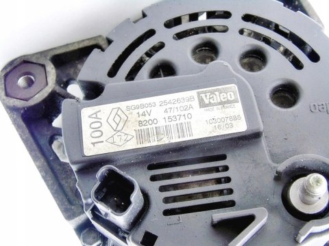 ALTERNATOR 100 2.0 16V MEGANE LAGUNA SCENIC ESPACE ALTERNATOR 100 2.0 16V MEGANE LAGUNA SCENIC ESPACE