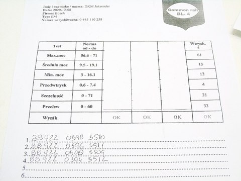 WTRYSKIWACZ 2.0 CRDI CARENS I30 CEED SANTA SPORTAG WTRYSKIWACZ 2.0 CRDI CARENS I30 CEED SANTA SPORTAG