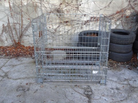KOSZ POJEMNIK MAGAZYNOWY PALETOWY SIATKOWY KOSZ POJEMNIK MAGAZYNOWY PALETOWY SIATKOWY