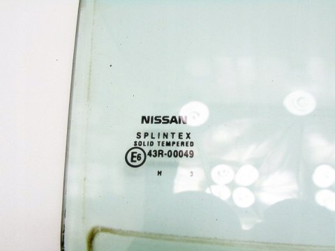 SZYBA DRZWI PRAWY TYŁ NISSAN PRIMERA P12 EU SZYBA DRZWI PRAWY TYŁ NISSAN PRIMERA P12 EU