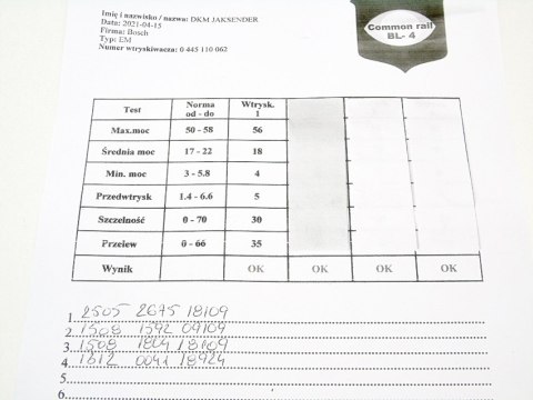 WTRYSKIWACZ 2.0 HDI JUMPER DUCATO BOXER C5 C4 307 WTRYSKIWACZ 2.0 HDI JUMPER DUCATO BOXER C5 C4 307
