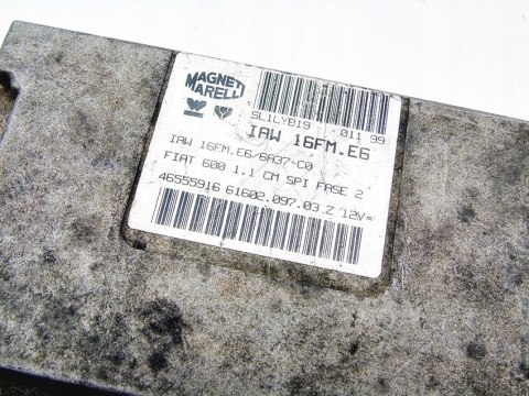 KOMPUTER STEROWNIK 1.1 8V SEICENTO 46555916 KOMPUTER STEROWNIK 1.1 8V SEICENTO 46555916