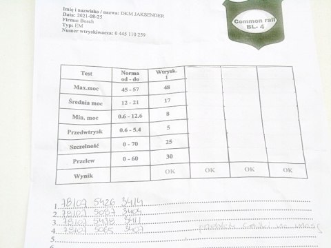 WTRYSKIWACZ 1.6 HDI TDCI 04455110259 VOLVO FORD PS WTRYSKIWACZ 1.6 HDI TDCI 04455110259 VOLVO FORD PS