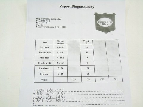 WTRYSKIWACZ 1.9 2.4 JTD STILO BRAVO 2 147 159 156 WTRYSKIWACZ 1.9 2.4 JTD STILO BRAVO 2 147 159 156
