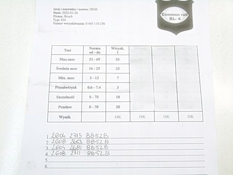 WTRYSKIWACZ 1.9 CDTI ASTRA VECTRA 147 SX4 STILO WTRYSKIWACZ 1.9 CDTI ASTRA VECTRA 147 SX4 STILO