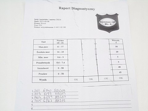 WTRYSKIWACZ 1.3 CDTI CORSA D AGILA MERIVA DOBLO WTRYSKIWACZ 1.3 CDTI CORSA D AGILA MERIVA DOBLO