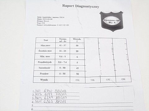 WTRYSKIWACZ 1.3 CDTI CORSA D AGILA MERIVA DOBLO WTRYSKIWACZ 1.3 CDTI CORSA D AGILA MERIVA DOBLO
