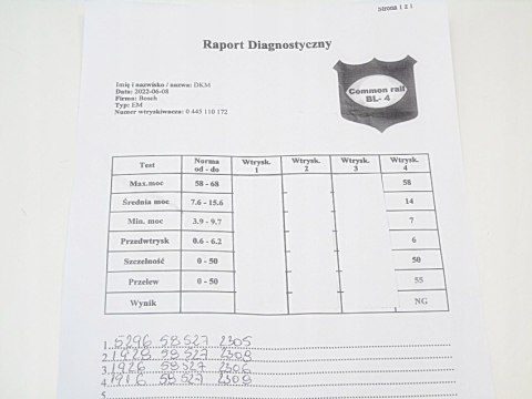 WTRYSKIWACZ 2.2 D I-CTDI ACCORD 7 F-RV FRV CIVIC WTRYSKIWACZ 2.2 D I-CTDI ACCORD 7 F-RV FRV CIVIC