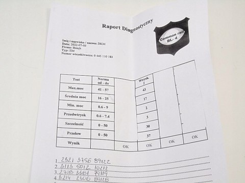 WTRYSKIWACZ 1.3 CDTI CORSA D ASTRA H MERIVA DOBLO WTRYSKIWACZ 1.3 CDTI CORSA D ASTRA H MERIVA DOBLO