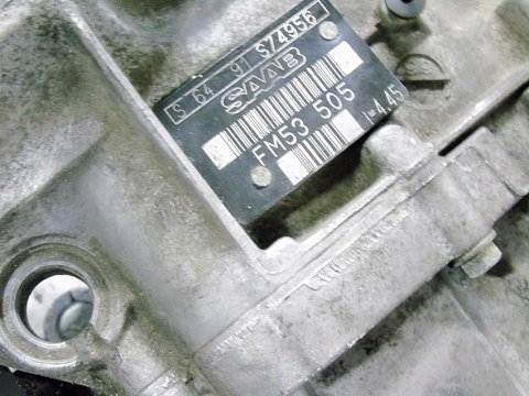 SKRZYNIA BIEGÓW FM53505 2.0 16V SAAB 9-3 93 SKRZYNIA BIEGÓW FM53505 2.0 16V SAAB 9-3 93