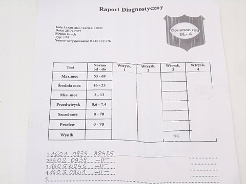 WTRYSKIWACZ 1.9 CDTI ASTRA VECTRA 147 SX4 STILO WTRYSKIWACZ 1.9 CDTI ASTRA VECTRA 147 SX4 STILO