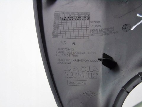 OBUDOWA KRATKI NAWIEWU DACIA SANDERO I STEPWAY OBUDOWA KRATKI NAWIEWU DACIA SANDERO I STEPWAY