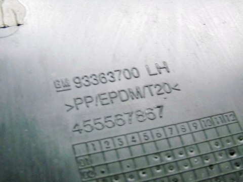 OSŁONA SŁUPKA LEWY ŚRODKOWY MERIVA A FL 04-10 OSŁONA SŁUPKA LEWY ŚRODKOWY MERIVA A FL 04-10