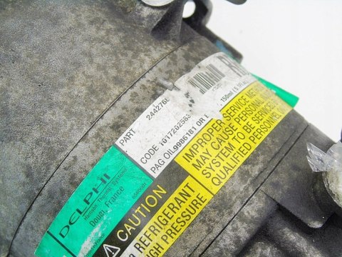 KOMPRESOR KLIMATYZACJI 1.0 1.2 12V CORSA C AGILA A KOMPRESOR KLIMATYZACJI 1.0 1.2 12V CORSA C AGILA A
