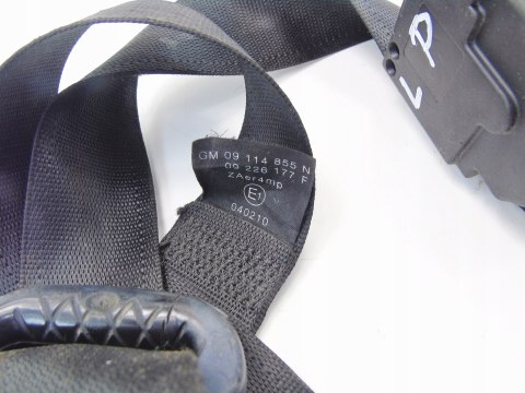 PAS BEZPIECZEŃSTWA LEWY PRZÓD OPEL CORSA C 3 D PAS BEZPIECZEŃSTWA LEWY PRZÓD OPEL CORSA C 3 D