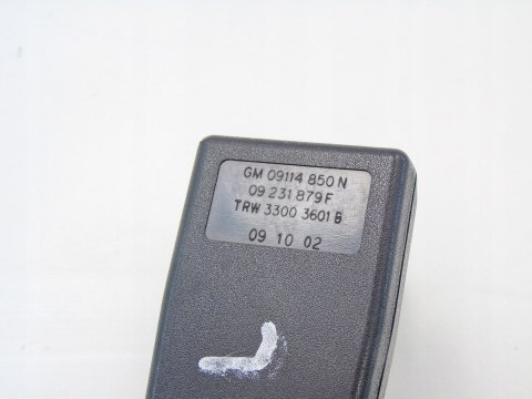 ZATRZASK PASA TYŁ OPEL CORSA C 3 D 09114850N ZATRZASK PASA TYŁ OPEL CORSA C 3 D 09114850N