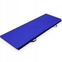 Materac gimnastyczny niebieski yoga 180 cm x 60 cm