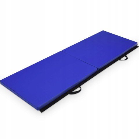 Materac gimnastyczny niebieski yoga 180 cm x 60 cm Materac gimnastyczny niebieski yoga 180 cm x 60 cm