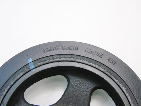 KOŁO PASOWE WAŁU 1.3 16V VVTI YARIS RACTIS 2SZ KOŁO PASOWE WAŁU 1.3 16V VVTI YARIS RACTIS 2SZ