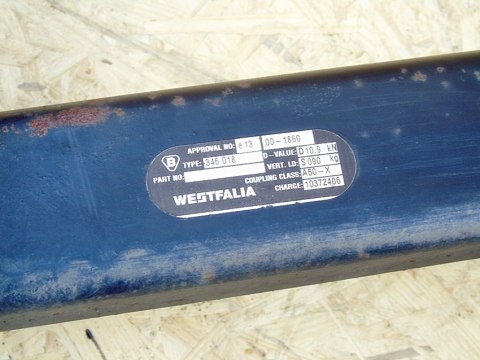 HAK HOLOWNICZY WESTFALIA HYUNDAI TUCSON I 2005 HAK HOLOWNICZY WESTFALIA HYUNDAI TUCSON I 2005