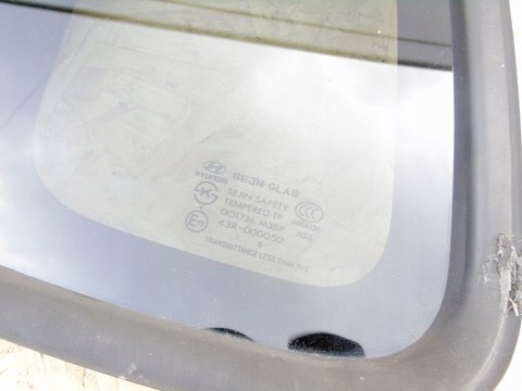 SZYBA KAROSERYJNA LEWY TYŁ HYUNDAI TUCSON I 2005 SZYBA KAROSERYJNA LEWY TYŁ HYUNDAI TUCSON I 2005