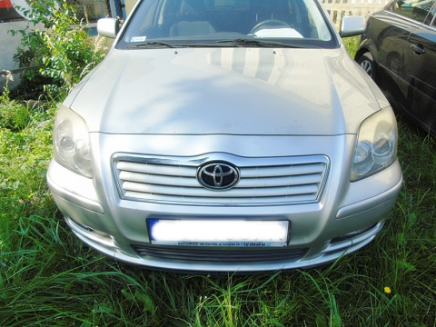 TOYOTA AVENSIS T25 2005 KOMPLETNY PRZÓD LAMPY MASKA ZDERZAK BŁOTNIKI