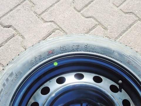 KOŁO OPONA ZAPASOWE 205/55/R16 TOYOTA AVENSIS T25 KOŁO OPONA ZAPASOWE 205/55/R16 TOYOTA AVENSIS T25