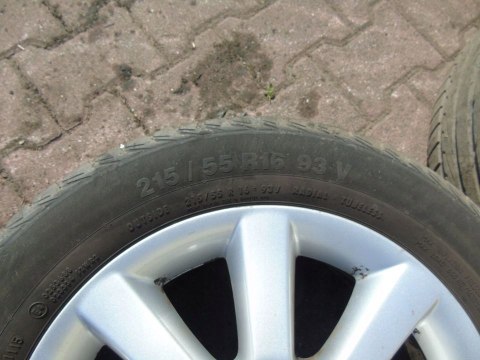KOŁA OPONY LETNIE 215/55R16 ALUFELGI FELGI TOYOTA AVENSIS T25 KOŁA OPONY LETNIE 215/55R16 ALUFELGI FELGI TOYOTA AVENSIS T25