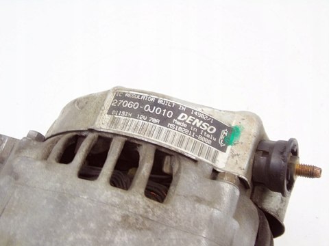 ALTERNATOR 70A 1.0 16V VVTI TOYOTA YARIS I 1SZ 27060-0J010 ALTERNATOR 70A 1.0 16V VVTI TOYOTA YARIS I 1SZ 27060-0J010