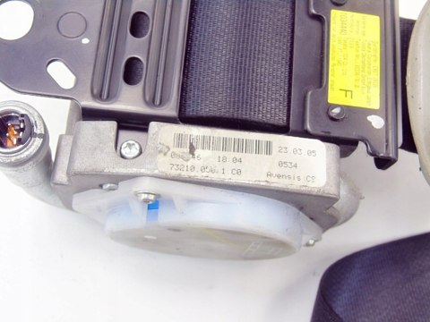 PAS BEZPIECZEŃSTWA PRAWY PRZÓD TOYOTA AVENSIS T25 03- 73210-05051 PAS BEZPIECZEŃSTWA PRAWY PRZÓD TOYOTA AVENSIS T25 03- 73210-05051