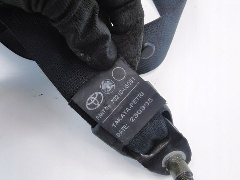 PAS BEZPIECZEŃSTWA PRAWY PRZÓD TOYOTA AVENSIS T25 03- 73210-05051 PAS BEZPIECZEŃSTWA PRAWY PRZÓD TOYOTA AVENSIS T25 03- 73210-05051