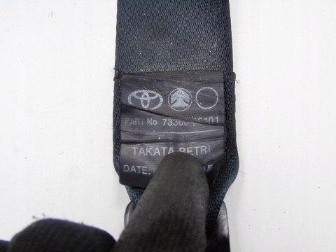 PAS BEZPIECZEŃSTWA PRAWY TYŁ TOYOTA AVENSIS T25 03- KOMBI 73360-05101 PAS BEZPIECZEŃSTWA PRAWY TYŁ TOYOTA AVENSIS T25 03- KOMBI 73360-05101