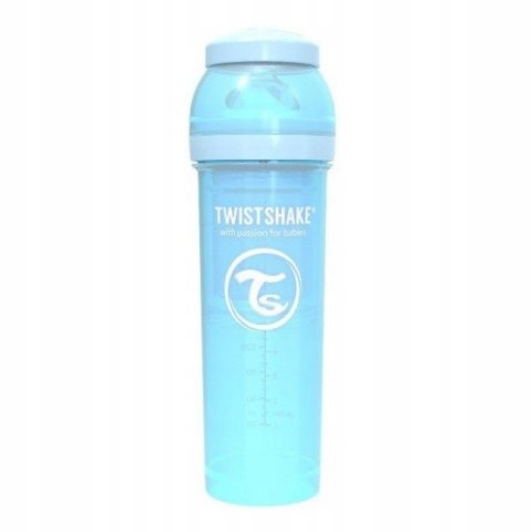 Butelka antykolkowa Twistshake 330 ml niebieska Butelka antykolkowa Twistshake 330 ml niebieska