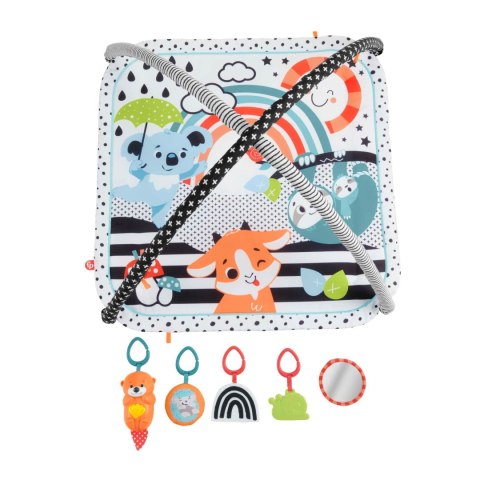 FisherPrice Kolorowa Mata Sensoryczna Dla Niemowląt Zabawki FisherPrice Kolorowa Mata Sensoryczna Dla Niemowląt Zabawki