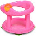 Krzesełko podstawka do kąpieli Safety 1ST różowe z piłeczką