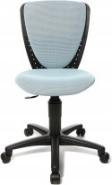 Krzesło biurkowe biurowe Topstar odcienie niebieskiego wysokie wygodne