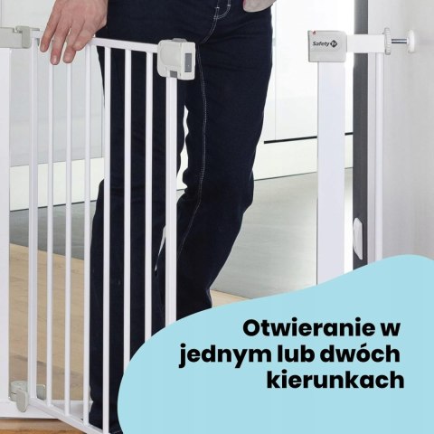 Barierka na drzwi, schody Safety 1ST rozporowa 73-80 cm biała Barierka na drzwi, schody Safety 1ST rozporowa 73-80 cm biała