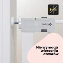 Barierka na drzwi, schody Safety 1ST rozporowa 73-80 cm biała