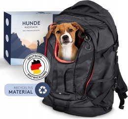 FUNPAK Plecak dla psa do 6kg komora dla psa z otworem na głowę z siatki