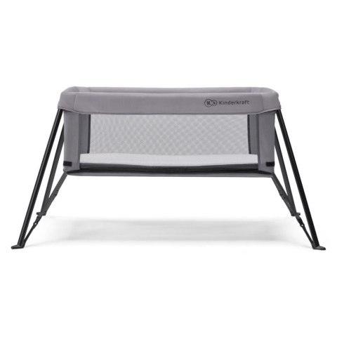 Łóżeczko turystyczne Kinderkraft 55,5 x 93,5 cm odcienie szarości i srebra Łóżeczko turystyczne Kinderkraft 55,5 x 93,5 cm odcienie szarości i srebra