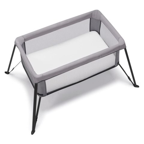 Łóżeczko turystyczne Kinderkraft 55,5 x 93,5 cm odcienie szarości i srebra Łóżeczko turystyczne Kinderkraft 55,5 x 93,5 cm odcienie szarości i srebra