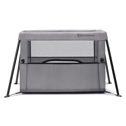 Łóżeczko turystyczne Kinderkraft 55,5 x 93,5 cm odcienie szarości i srebra Łóżeczko turystyczne Kinderkraft 55,5 x 93,5 cm odcienie szarości i srebra