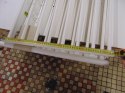 Szczelbe barierki do kojca 55x70 białe 6 sztuk
