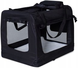 Transporter dla psa czarny torba składana M 60 cm x 42 cm x 44 cm