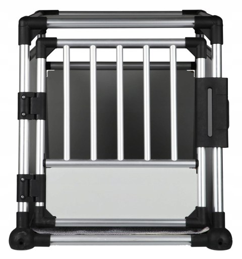 Transporter klatka dla psa Trixie czarny srebrny M/L 63x65x90 Transporter klatka dla psa Trixie czarny srebrny M/L 63x65x90