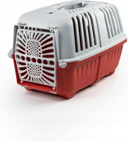 Transporter pudełko transportowe Lionto 33 cm x 31 cm czerwono szary