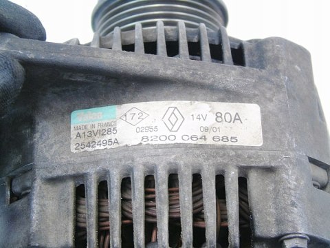 ALTERNATOR 80A 1.9 DCI DTI LAGUNA MEGANE 1 SCENIC I 8200064685 ALTERNATOR 80A 1.9 DCI DTI LAGUNA MEGANE 1 SCENIC I 8200064685