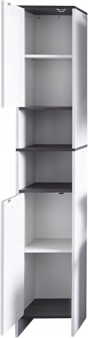 Regał Trendteam SAN DIEGO 32 cm x 180 cm x 28 cm biały Regał Trendteam SAN DIEGO 32 cm x 180 cm x 28 cm biały