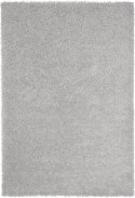 VIMODA Dywan shaggy premium szary z wysokim runem nowoczesny 70 x 140 cm