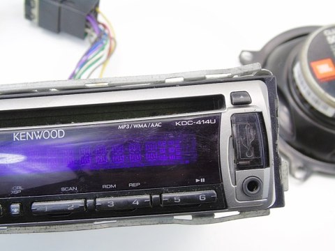 RADIO KENWOOD KDC 414U + 2 X GŁOŚNIK JBL HARMAN CLUB 5020 MP3/WMA/AAC RADIO KENWOOD KDC 414U + 2 X GŁOŚNIK JBL HARMAN CLUB 5020 MP3/WMA/AAC